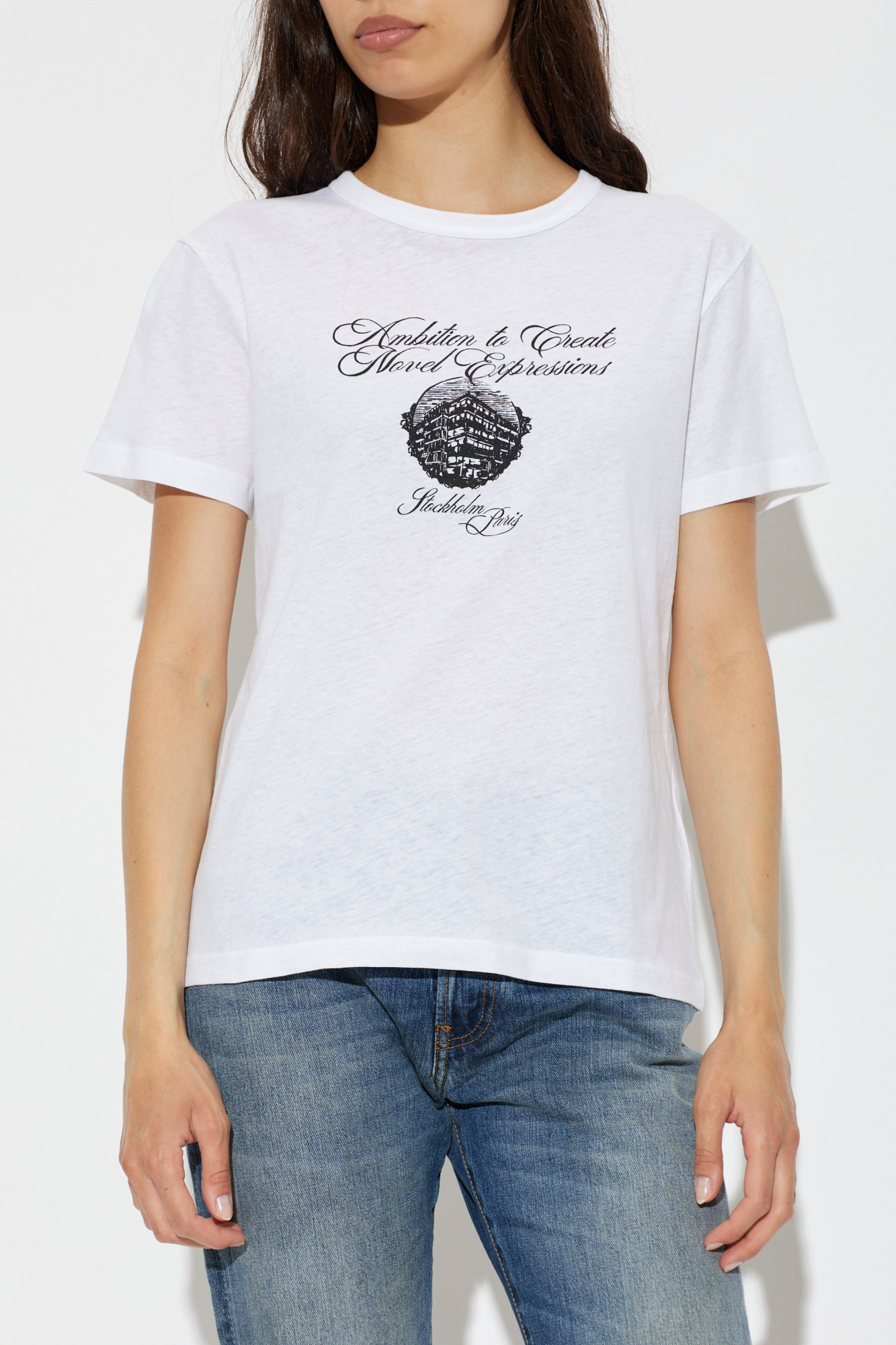 Acne Studios T-shirt with print | Women's | Vitkac